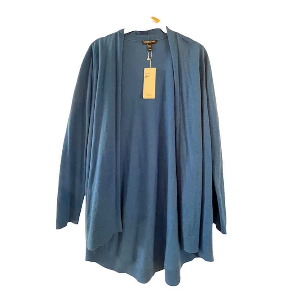 Eileen Fisher TENCEL & ORGANIC COTTON SILK SHAPED CARDIGAN NWT P/S $238